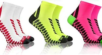 sesto senso chaussettes de sport de course colorées femmes hommes 3-12 paires