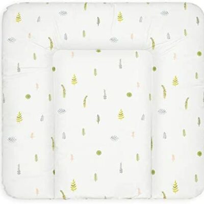 Bonky Soft Matelas à Langer 70x50cm, 80x50cm, Lavable, Pour Filles & Garçons - Végétal 70x75