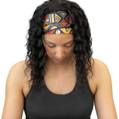 Bandeaux pour cheveux en satin de style africain pour femmes I LOT DE 4 I "DÉESSES SANS CARAT" I Utilisations : perruques bandeau, accessoires pour cheveux de mariage, vêtements pour femmes, vêtements de sport, bandana pour femme LIVIA G. BEAUTY