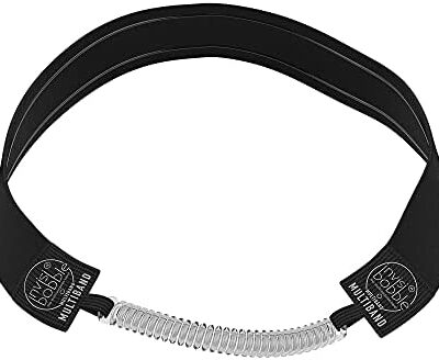 Invisibobble Multiband Black Hair Band True Black I Hair Band pour femme et homme avec bande élastique en spirale I Cheveux forts et doux