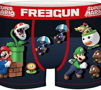 FREEGUN Mario Kart Microfibre Boxer Homme