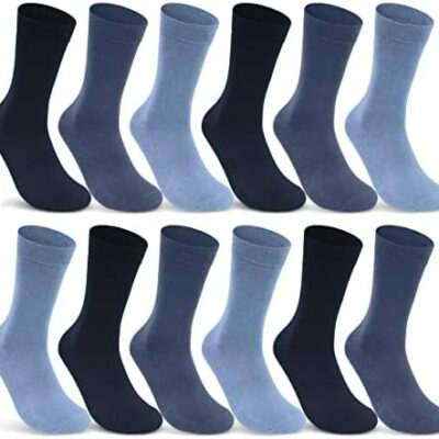 sockenkauf24 lot de 6 | Photo haute résolution | CLIPARTO 12 | 24 paires de chaussettes pour hommes et femmes (chaussettes d'affaires) coton