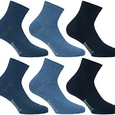 Chaussettes Lonsdale Quarter 6 paires, coton de qualité supérieure