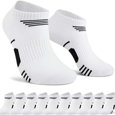 NUOZA Lot de 10 paires de chaussettes athlétiques pour homme et femme