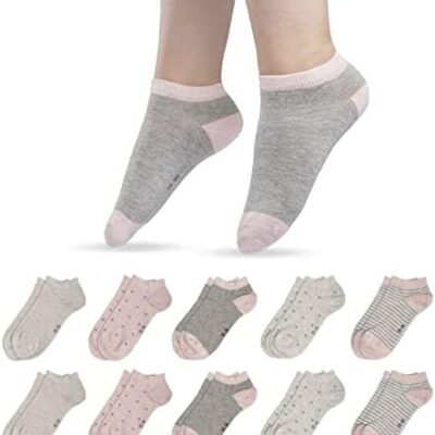 RØDER 10 paires de chaussettes pour femme | SHOPBOP Chaussettes rayées à pois pour fille | Chaussettes graphiques pour fille