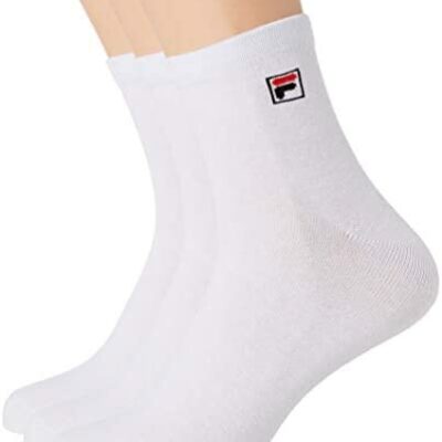 Fila Chaussettes de sport pour homme durables, chaussettes pour homme, respirantes, douces au toucher (lot de 6)