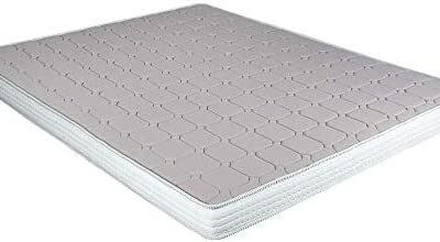 Evergreenweb Matelas double mémoire pas cher 160x190 Epaisseur 14 cm Ergonomique et respirant. Matelas simple en mousse orthopédique.Revêtement Blanc Hypoallergénique, Matelas Supplémentaire Pliable