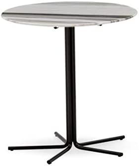 HHGO Canapé Table D'appoint en Métal, Table Basse Multifonctionnelle Portable Moderne, Côté Chambre Coin Nuit Salon Petit Appartement Table De Siège (Couleur: Petit)