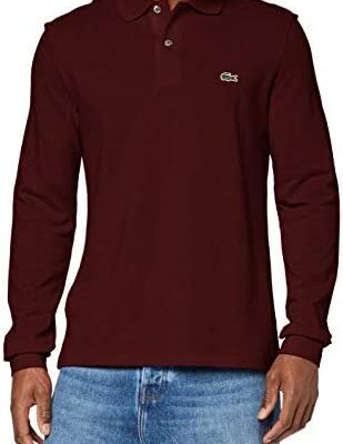 Lacoste Polo à manches longues coupe classique pour homme