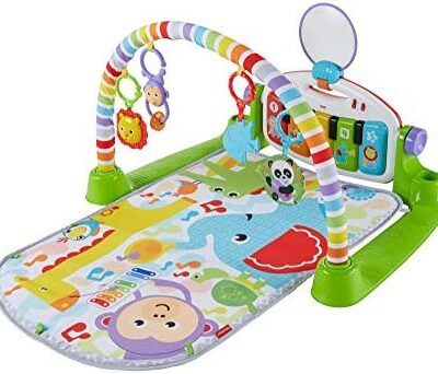 Fisher-Price Toddler and Activity Music Piano Pad, Vert, Version espagnole, Dès la naissance, FWT12