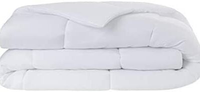 Todocama - couette en fibre anti-acariens, automne-hiver, 300 g/m², blanc (toutes tailles disponibles) (lit 60/70-80 x 160 cm)