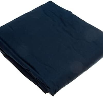 Amazon Basics Drap-housse en microfibre, bleu marine, 160 x 200 x 30 cm